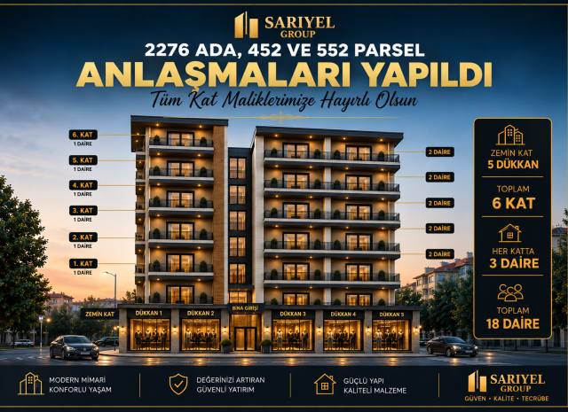 NURİPAŞA MAHALLESİ 2276 ADA 452 VE 552 PARSEL